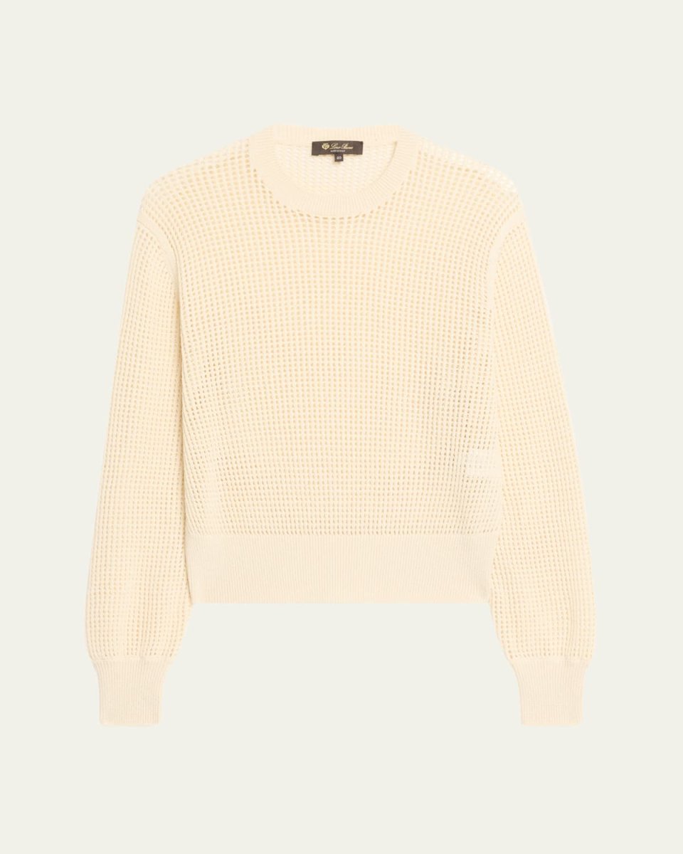 Lenno Open Knit Cashmere GG 8 Sweater